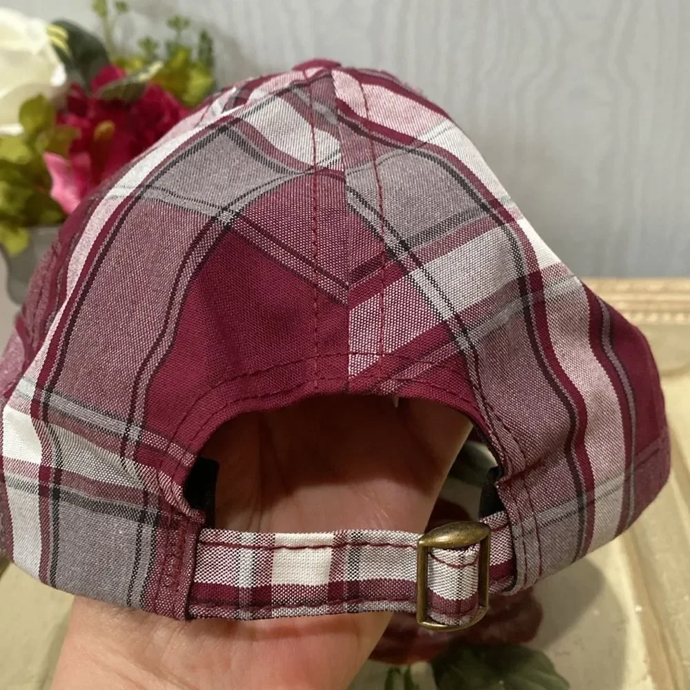 Love Your Melon Plaid Preppy Adjustable Strap Back Cap